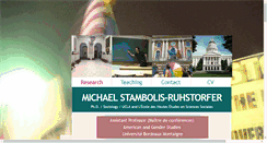 Desktop Screenshot of michaelstambolis.com